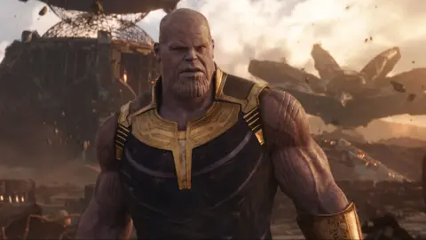 Marvel/Disney Josh Brolin as Thanos in Avengers: Infinity War