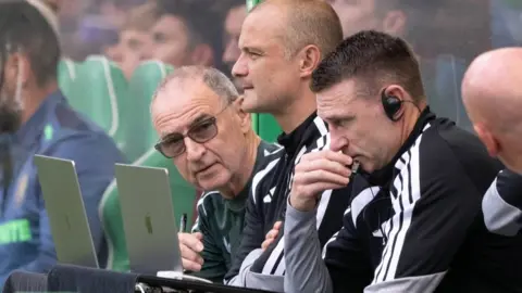Celtic's Martin O'Neill and Sean Maloney