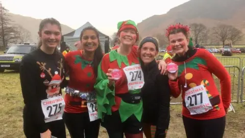 Kate Foster Runners in fancy dress