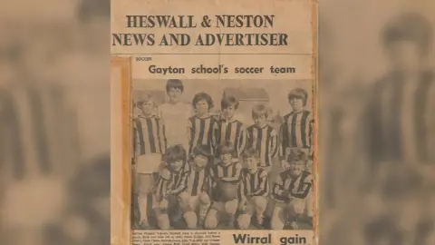 SWNS Newspaper cutting about the game in 1972