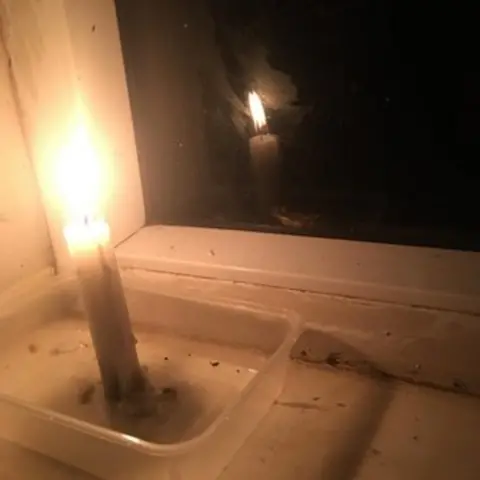 Luke Lasam Candlelight in Carmelo Lasam's home