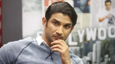 Getty Images Bollywood actor Sushant Singh Rajput during the promotion of his film Detective Byomkesh Bakshy at HT's Fever office, on April 1, 2015 in Mumbai, India