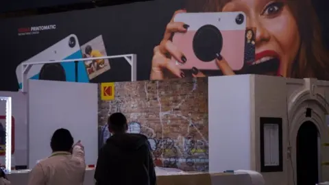 Getty Images Kodak stand at CES