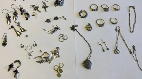 Cambs Police Jewellery returned to one crime victim