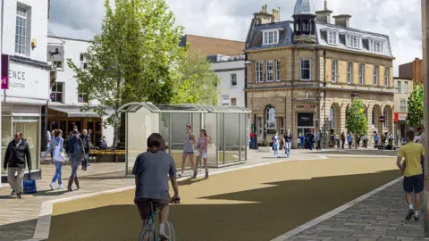 LHC design Artist's impression of improvements under Yeovil Refresh