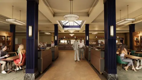 J D Wetherspoon PLC CGI of planned works