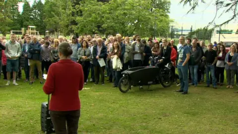 BBC The Respect Shared Space Rally was held on the Ravenhill Road on Friday