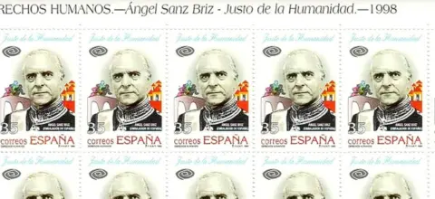 centro sefarad Sanz Briz stamps