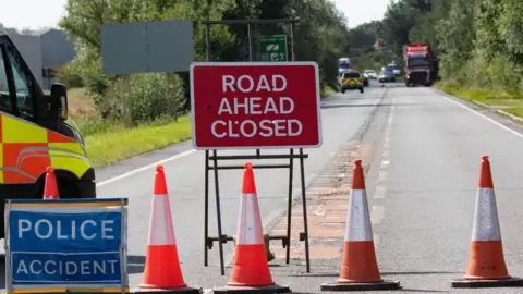 Two die in Peterborough A47 head on lorry and car crash