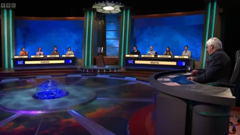 BBC Two Durham University versus Bristol University in the University Challenge final