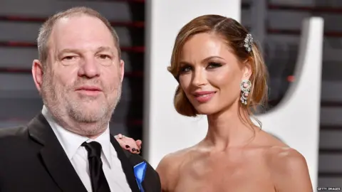 Getty Images Harvey Weinstein and Georgina Chapman