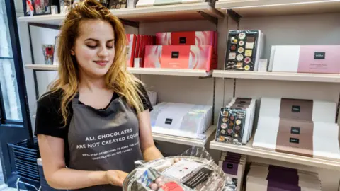Getty Images Hotel Chocolat worker