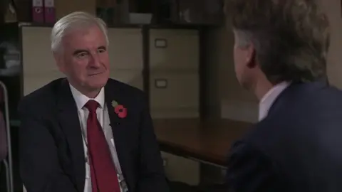 BBC John McDonnell interviewed by Nicholas Watt