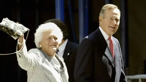 Getty Images George HW Bush and Barbara Bush