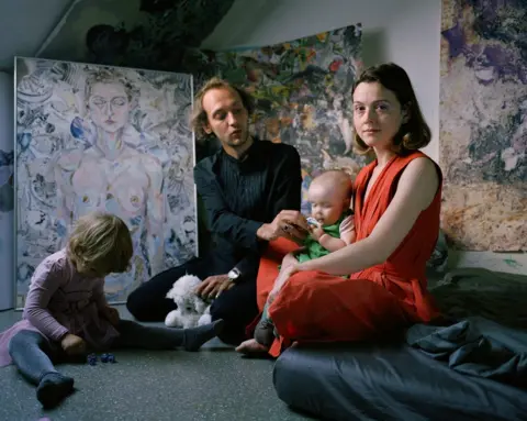 Matteo Lonardi Kulkov and Marya Dmitrieva in their studio