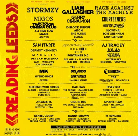 Reading and Leeds The Reading and Leeds 2020 line-up