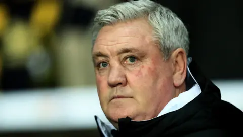 Newcastle United manager Steve Bruce