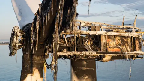 Oliv3r Drone Photography Damage caused by the fire