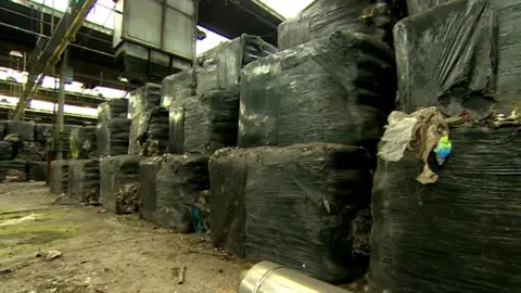 The waste bales