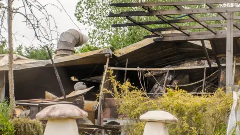 Roger King The fire damage