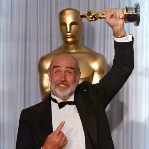 Reuters Sir Sean Connery with his Oscar