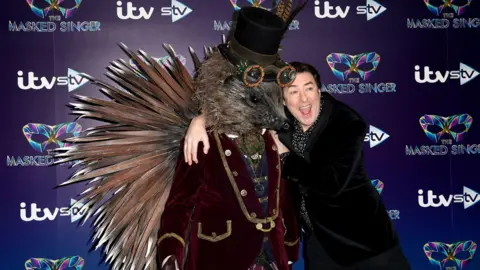 PA Media Jonathan Ross with 'Hedgehog'