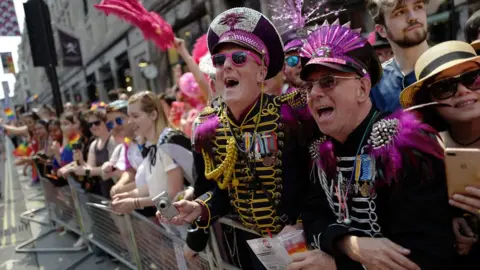 AFP/Getty Pride in London spectators