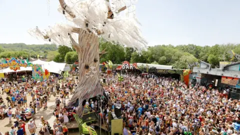 Alex Stoneman/ Greenpeace Greenpeace field at Glastonbury 2019