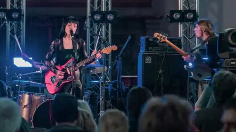 Charlie Watkinson Freya Beer at St Philips Church in 2022