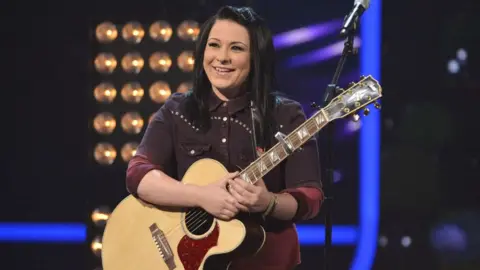 Shutterstock Lucy at her X Factor audition in 2012