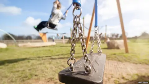 Getty Images Child on swing