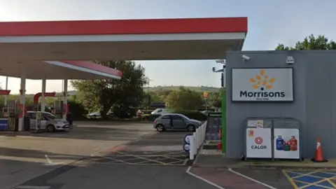 Google Maps Morrisons Daily shop on Hengrove Way in Bristol on 9 September 2021