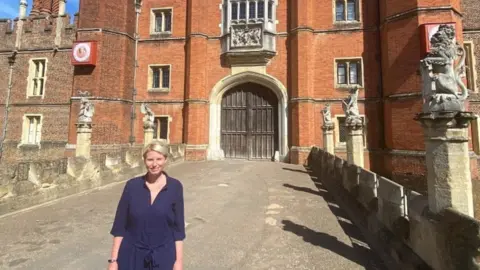 Historic Royal Palaces Lucy Hutchings at Hampton Court Palace