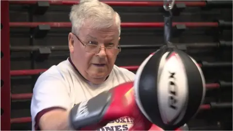 Boxing club member