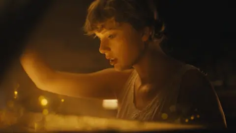 Universal Music Taylor Swift in the video for Cardigan