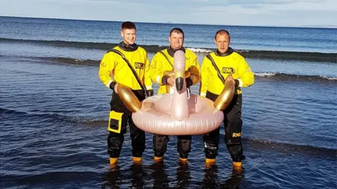 Kinghorn RNLI Lifeboat  Inflatable