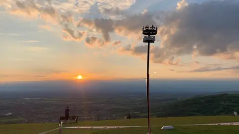 Cleeve Hill beacon in Gloucestershire