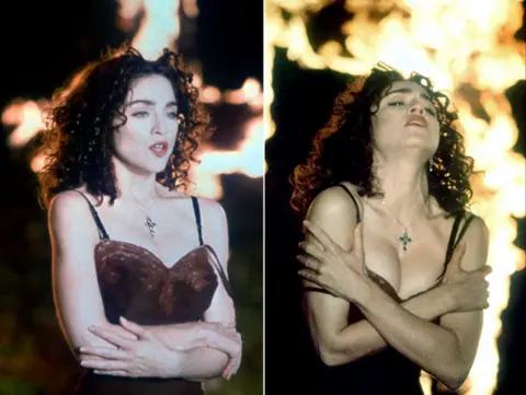 Shutterstock Madonna in music video Like a Prayer