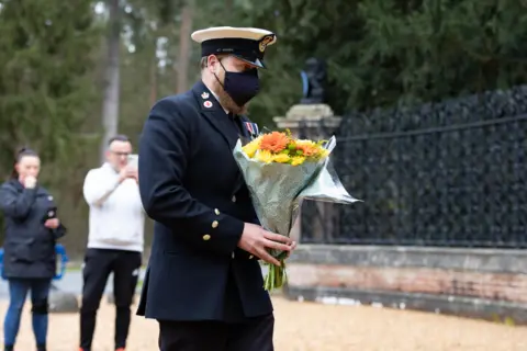 Terry-Harris.com Flowers for Prince Philip at Sandringham