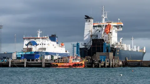 Pacemaker P&O ferries at Larne port