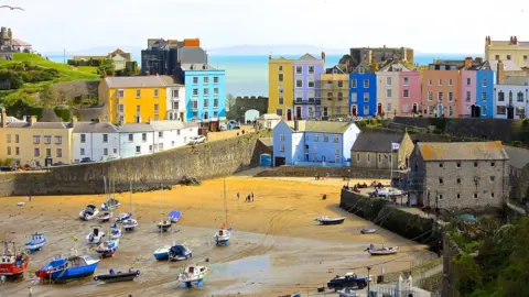 Getty Images Tenby seafront