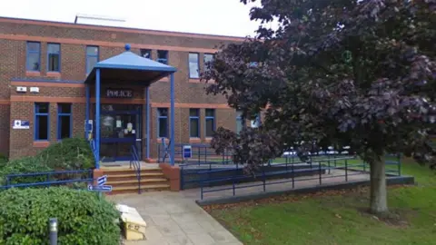 Google Blandford Police Station entrance