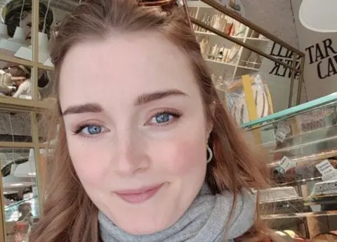 Jessican Moran Jessica Moran pictured with a close up of her face