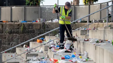 Matthew Horwood Cardiff Bay litter