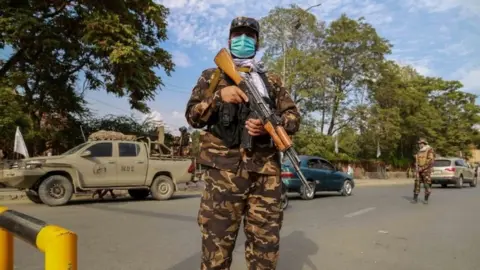 EPA Taliban soldiers in Kabul