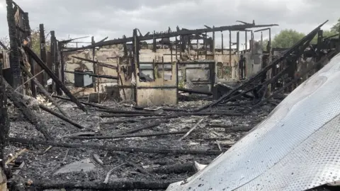 David Marsh Fire damage
