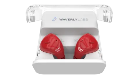 Waverly Labs Earpieces in charger box