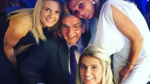 Helen Millward John Adams, daughter and granddaughters