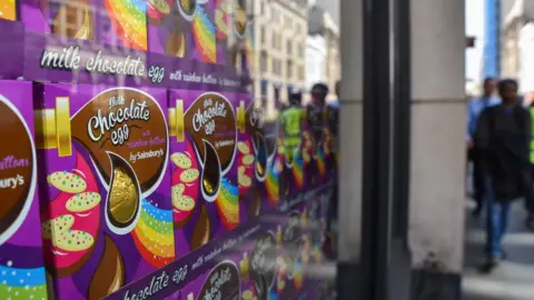 Getty Images Chocolate Easter eggs