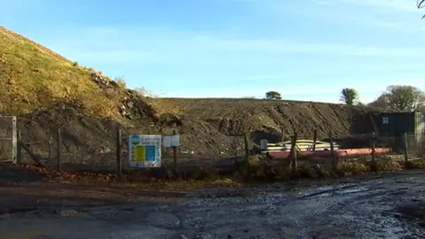 BBC Glan Lash opencast mine in 2020